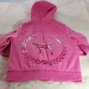VINTAGE VICTORIA SECRET PINK WOMENS SIZE LARGE COAT EUC